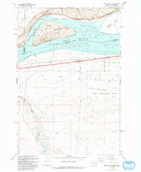 Download a high-resolution, GPS-compatible USGS topo map for Crow Butte, WA (1993 edition)