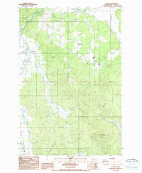 Download a high-resolution, GPS-compatible USGS topo map for Curtis, WA (1986 edition)