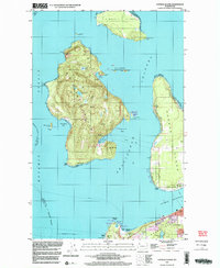 Download a high-resolution, GPS-compatible USGS topo map for Cypress Island, WA (2003 edition)