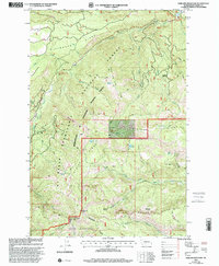 Download a high-resolution, GPS-compatible USGS topo map for Darland Mountain, WA (2001 edition)