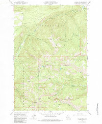 Download a high-resolution, GPS-compatible USGS topo map for Darland Mtn, WA (1984 edition)
