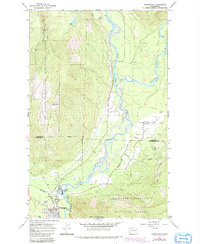 Download a high-resolution, GPS-compatible USGS topo map for Darrington, WA (1982 edition)