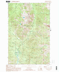 Download a high-resolution, GPS-compatible USGS topo map for Davis Peak, WA (1989 edition)