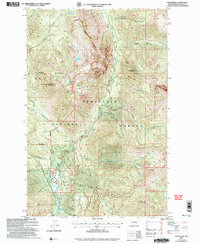 Download a high-resolution, GPS-compatible USGS topo map for Davis Peak, WA (2006 edition)