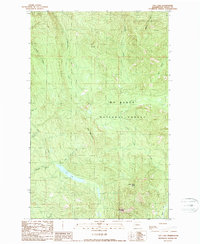 Download a high-resolution, GPS-compatible USGS topo map for Day Lake, WA (1989 edition)