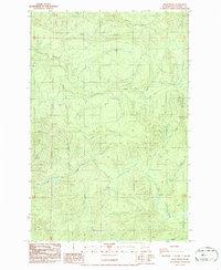 Download a high-resolution, GPS-compatible USGS topo map for Dean Creek, WA (1986 edition)