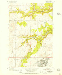 Download a high-resolution, GPS-compatible USGS topo map for Deep Creek, WA (1956 edition)