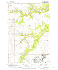 Download a high-resolution, GPS-compatible USGS topo map for Deep Creek, WA (1975 edition)