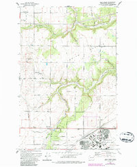 Download a high-resolution, GPS-compatible USGS topo map for Deep Creek, WA (1986 edition)