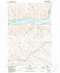 Download a high-resolution, GPS-compatible USGS topo map for Delaney, WA (1981 edition)