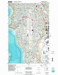 Download a high-resolution, GPS-compatible USGS topo map for Des Moines, WA (1995 edition)