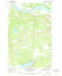 Download a high-resolution, GPS-compatible USGS topo map for Diamond Lake, WA (1971 edition)