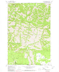 preview thumbnail of historical topo map of Garfield County, WA in 1967