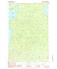 Download a high-resolution, GPS-compatible USGS topo map for Dickey Lake, WA (1984 edition)