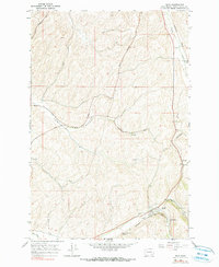 Download a high-resolution, GPS-compatible USGS topo map for Dixie, WA (1990 edition)