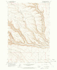 Download a high-resolution, GPS-compatible USGS topo map for Douty Canyon, WA (1966 edition)