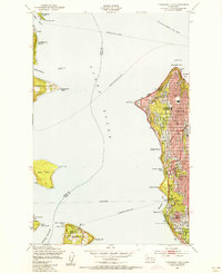 preview thumbnail of historical topo map of King County, WA in 1949