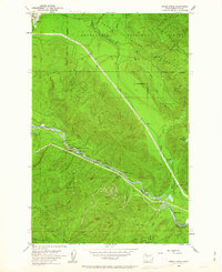 preview thumbnail of historical topo map of King County, WA in 1953
