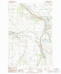 Download a high-resolution, GPS-compatible USGS topo map for Eagle Lakes, WA (1986 edition)