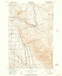 Download a high-resolution, GPS-compatible USGS topo map for East Kittitas, WA (1957 edition)