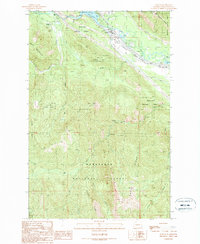 Download a high-resolution, GPS-compatible USGS topo map for Easton, WA (1989 edition)
