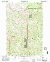 Download a high-resolution, GPS-compatible USGS topo map for Eckler Mountain, WA (1998 edition)