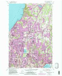 Download a high-resolution, GPS-compatible USGS topo map for Edmonds East, WA (1981 edition)