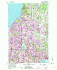 Download a high-resolution, GPS-compatible USGS topo map for Edmonds East, WA (1981 edition)