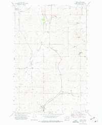 preview thumbnail of historical topo map of Lincoln County, WA in 1973