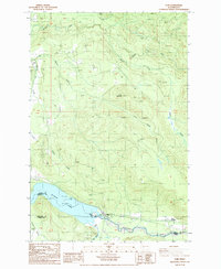 Download a high-resolution, GPS-compatible USGS topo map for Elbe, WA (1987 edition)