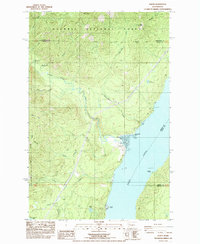 preview thumbnail of historical topo map of Mason County, WA in 1985