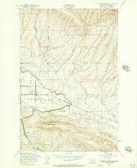 Download a high-resolution, GPS-compatible USGS topo map for Elephant Mountain, WA (1957 edition)