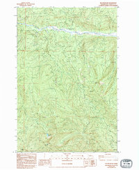 Download a high-resolution, GPS-compatible USGS topo map for Elk Mountain, WA (1994 edition)