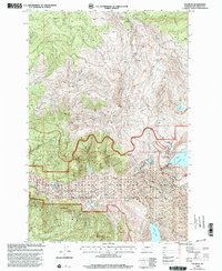 Download a high-resolution, GPS-compatible USGS topo map for Elk Rock, WA (2003 edition)