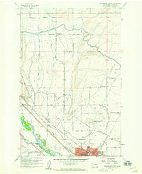 Download a high-resolution, GPS-compatible USGS topo map for Ellensburg North, WA (1960 edition)