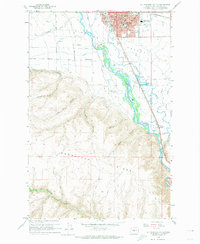 Download a high-resolution, GPS-compatible USGS topo map for Ellensburg South, WA (1974 edition)