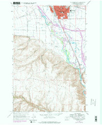 Download a high-resolution, GPS-compatible USGS topo map for Ellensburg South, WA (1978 edition)