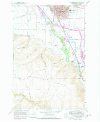 Download a high-resolution, GPS-compatible USGS topo map for Ellensburg South, WA (1978 edition)