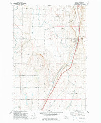 Download a high-resolution, GPS-compatible USGS topo map for Eltopia, WA (1992 edition)