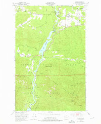 Download a high-resolution, GPS-compatible USGS topo map for Elwha, WA (1976 edition)