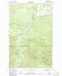 Download a high-resolution, GPS-compatible USGS topo map for Elwha, WA (1985 edition)