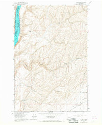 preview thumbnail of historical topo map of Walla Walla County, WA in 1966