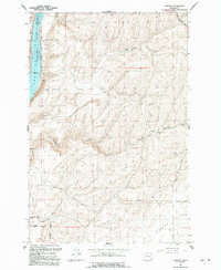 Download a high-resolution, GPS-compatible USGS topo map for Elwood, WA (1992 edition)