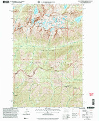 Download a high-resolution, GPS-compatible USGS topo map for Enchantment Lakes, WA (2006 edition)
