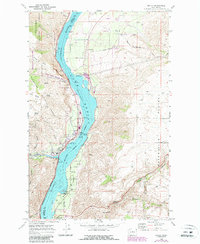 Download a high-resolution, GPS-compatible USGS topo map for Entiat, WA (1987 edition)