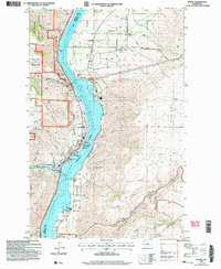 Download a high-resolution, GPS-compatible USGS topo map for Entiat, WA (2006 edition)