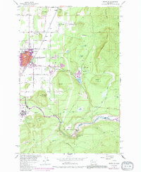 Download a high-resolution, GPS-compatible USGS topo map for Enumclaw, WA (1991 edition)