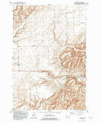 Download a high-resolution, GPS-compatible USGS topo map for Eureka, WA (1992 edition)