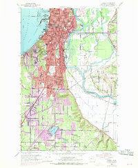 Download a high-resolution, GPS-compatible USGS topo map for Everett, WA (1969 edition)