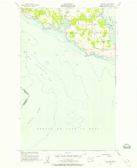 Download a high-resolution, GPS-compatible USGS topo map for False Bay, WA (1957 edition)